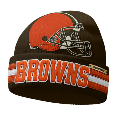 Alternative view of Cleveland Browns | Premium NFL Game Day Beanie Hat