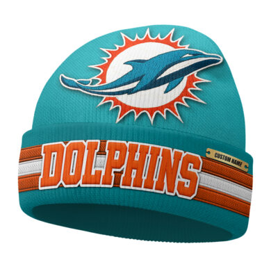 Alternative view of Miami Dolphins | Premium NFL Game Day Beanie Hat