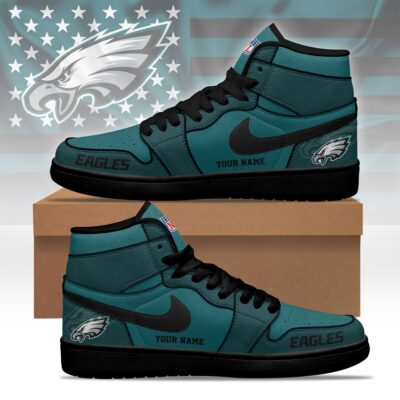 Philadelphia Eagles | Premium NFL Pride Jordan 1 High Top Sneaker