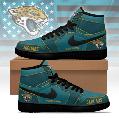Jacksonville Jaguars | Premium NFL Pride Jordan 1 High Top Sneaker
