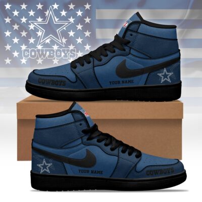 Dallas Cowboys | Premium NFL Pride Jordan 1 High Top Sneaker