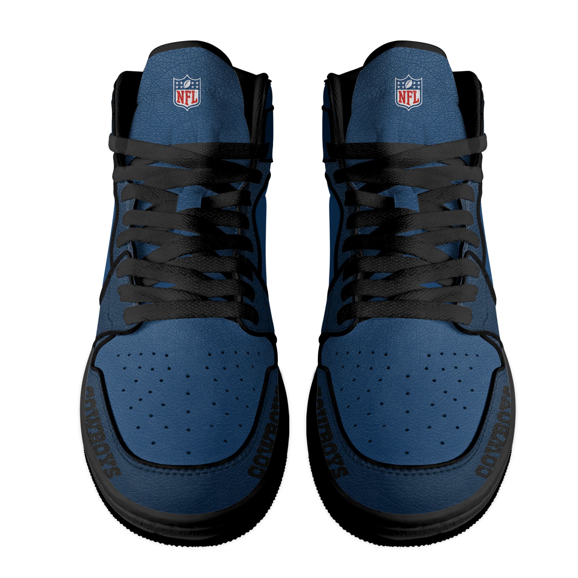 Dallas Cowboys | Premium NFL Pride Jordan 1 High Top Sneaker - Image 2