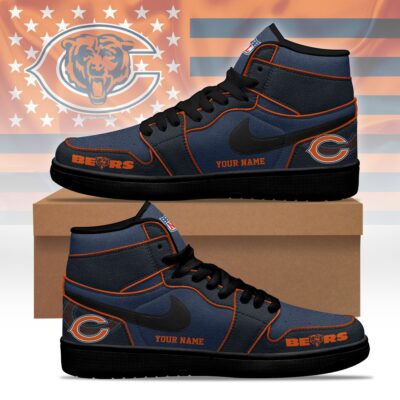 Chicago Bears | Premium NFL Pride Jordan 1 High Top Sneaker