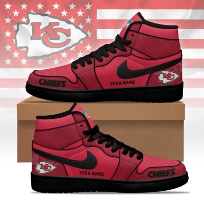 Kansas City Chiefs | Premium NFL Pride Jordan 1 High Top Sneaker