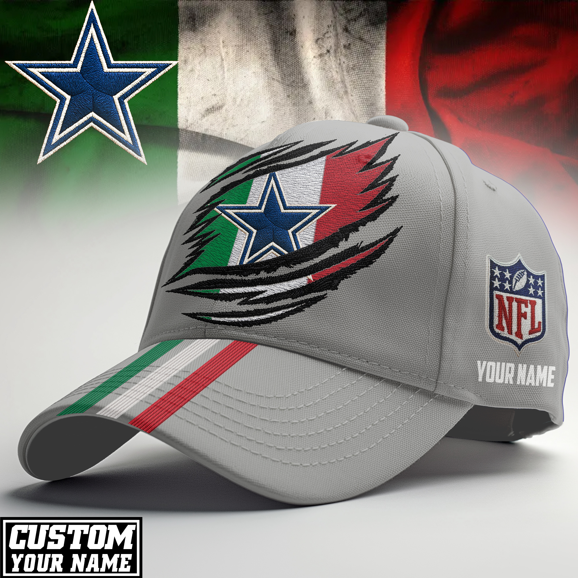 Dallas Cowboys | Premium NFL Italy Classic Cap - Image 2