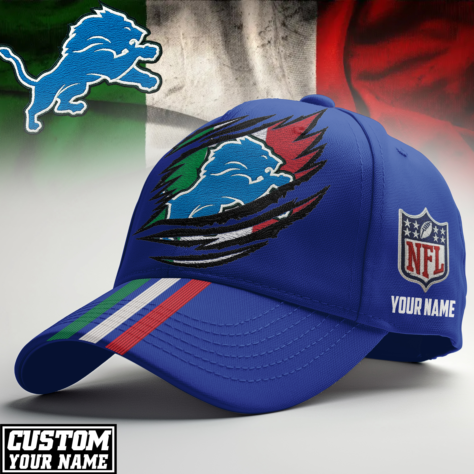 Detroit Lions | Premium NFL Italy Classic Cap