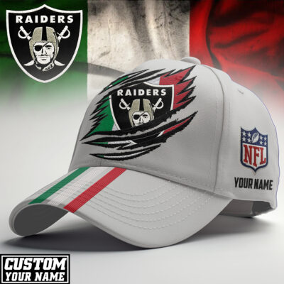 Las Vegas Raiders | Premium NFL Italy Classic Cap - Sliver