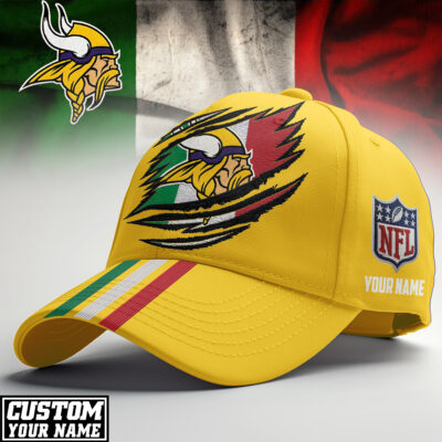 Minnesota Vikings | Premium NFL Italy Classic Cap - Gold