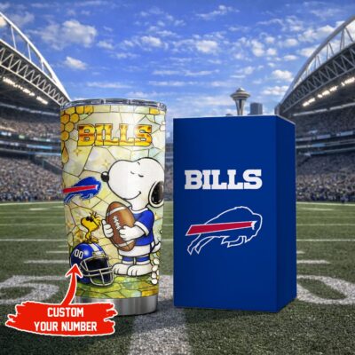 Buffalo Bills | Premium NFL Snoopy Pride Tumbler