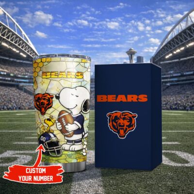Chicago Bears | Premium NFL Snoopy Pride Tumbler