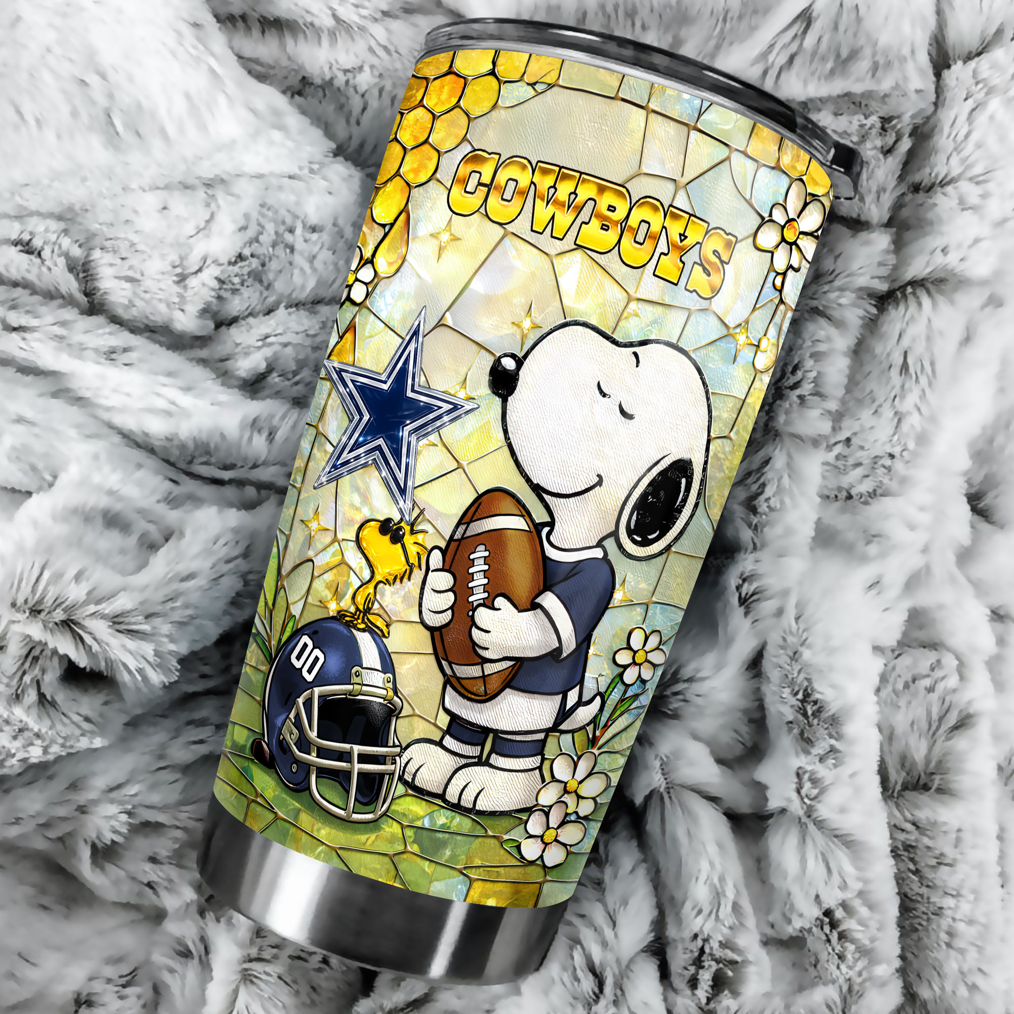 Dallas Cowboys | Premium NFL Snoopy Pride Tumbler - Image 2