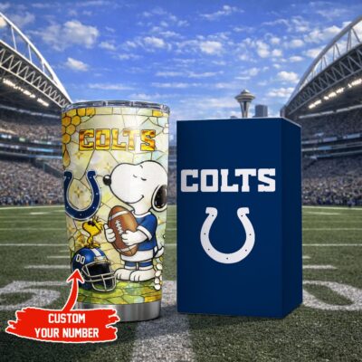 Indianapolis Colts | Premium NFL Snoopy Pride Tumbler
