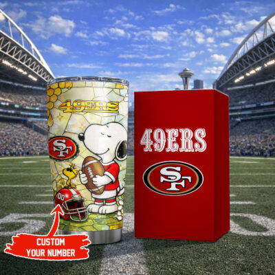 San Francisco 49ers | Premium NFL Snoopy Pride Tumbler