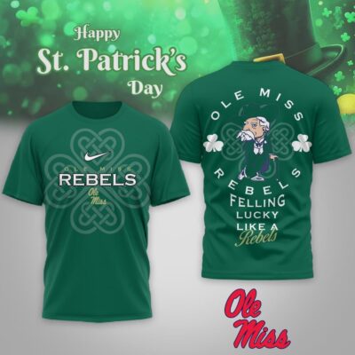 Ole Miss Rebels | Premium NCAA Lucky St Patricks Day Shirt