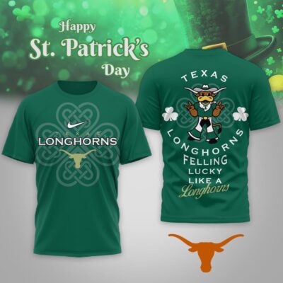 Texas Longhorns | Premium NCAA Lucky St Patricks Day Shirt