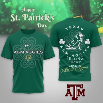 Texas A&M Aggies | Premium NCAA Lucky St Patricks Day Shirt