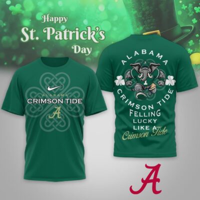 Alabama Crimson Tide | Premium NCAA Lucky St Patricks Day Shirt
