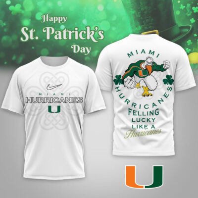 Miami Hurricanes | Premium NCAA Lucky St Patricks Day Shirt