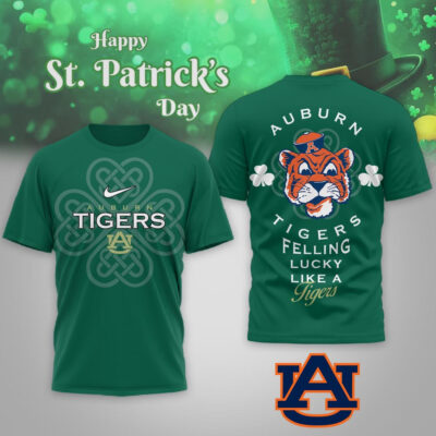 Auburn Tigers | Premium NCAA Lucky St Patricks Day Shirt