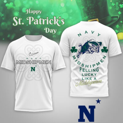 Navy Midshipmen | Premium NCAA Lucky St Patricks Day Shirt