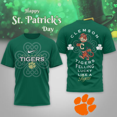 Clemson Tigers | Premium NCAA Lucky St Patricks Day Shirt