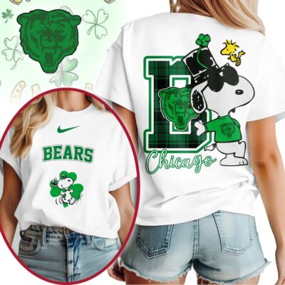 Chicago Bears | Premium NFL Snoopy St Patricks Day Shirt