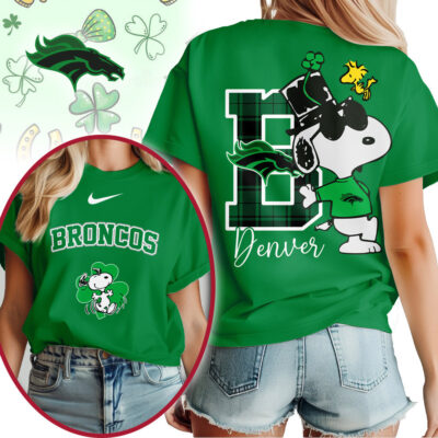 Denver Broncos | Premium NFL Snoopy St Patricks Day Shirt