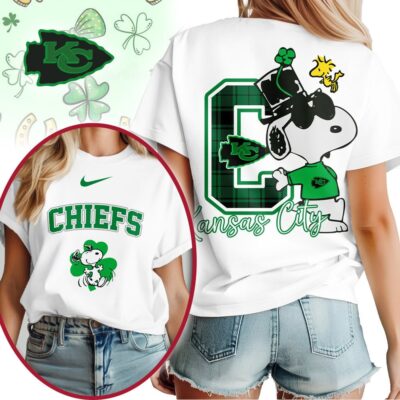 Kansas City Chiefs | Premium NFL Snoopy St Patricks Day Shirt
