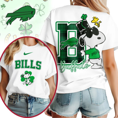 Buffalo Bills | Premium NFL Snoopy St Patricks Day Shirt