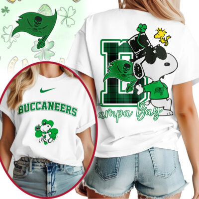 Tampa Bay Buccaneers | Premium NFL Snoopy St Patricks Day Shirt