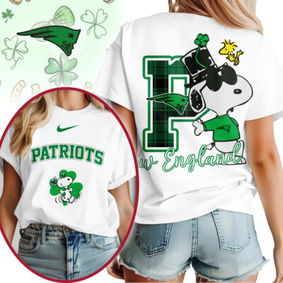 New England Patriots | Premium NFL Snoopy St Patricks Day Shirt