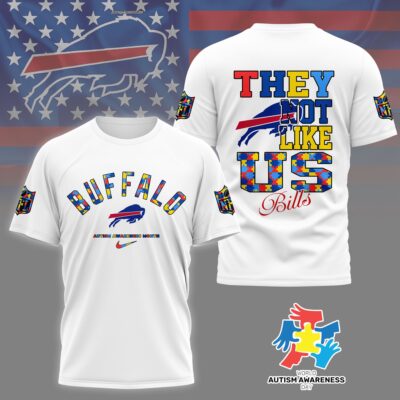 Buffalo Bills | Premium NFL Autism Awareness Month 3D Shirt