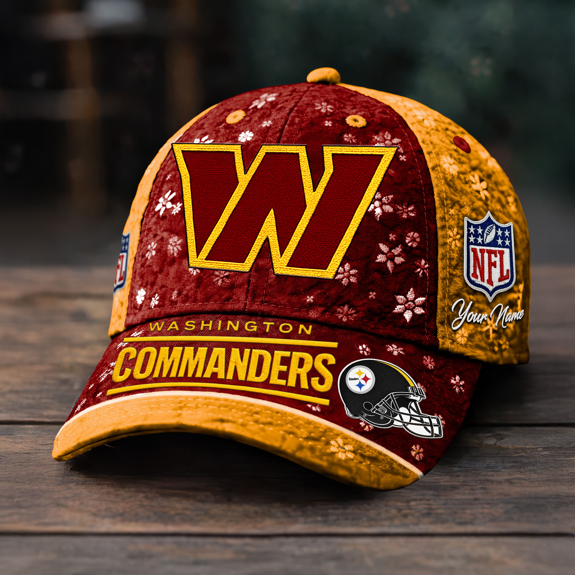Washington Commanders | Premium NFL Flower Classic Cap - Image 2