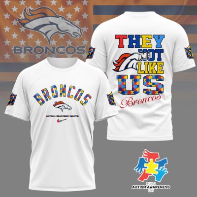 Denver Broncos | Premium NFL Autism Awareness Month 3D Shirt
