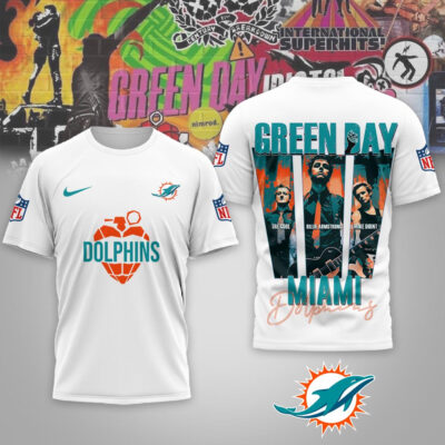 Miami Dolphins | Premium NFL Premium NFL Green Day X Super Bowl LX Special Edition 3D Shirt