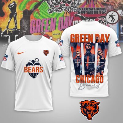 Chicago Bears | Premium NFL Premium NFL Green Day X Super Bowl LX Special Edition 3D Shirt