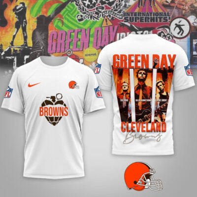 Cleveland Browns | Premium NFL Premium NFL Green Day X Super Bowl LX Special Edition 3D Shirt