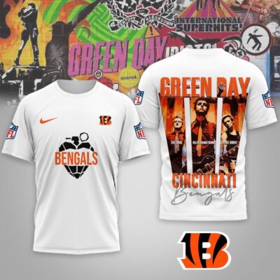 Cincinnati Bengals | Premium NFL Premium NFL Green Day X Super Bowl LX Special Edition 3D Shirt