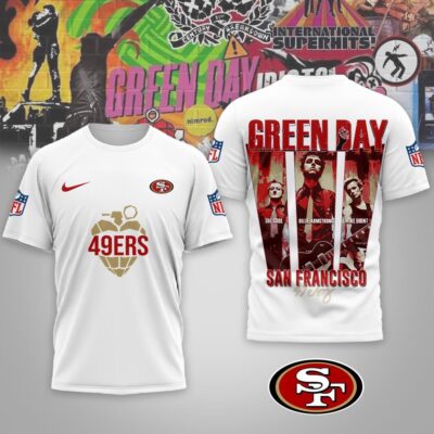 San Francisco 49ers | Premium NFL Premium NFL Green Day X Super Bowl LX Special Edition 3D Shirt