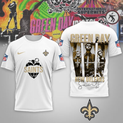 New Orleans Saints | Premium NFL Premium NFL Green Day X Super Bowl LX Special Edition 3D Shirt