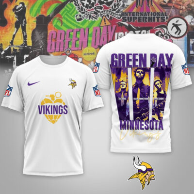 Minnesota Vikings | Premium NFL Premium NFL Green Day X Super Bowl LX Special Edition 3D Shirt