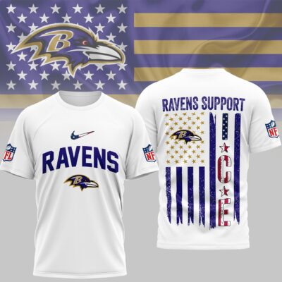 Baltimore Ravens | Premium NFL Ice Support 3D Shirt