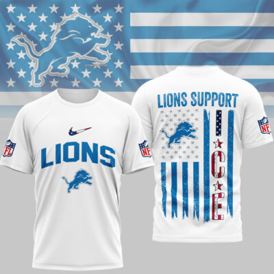 Detroit Lions | Premium NFL Ice Support 3D Shirt