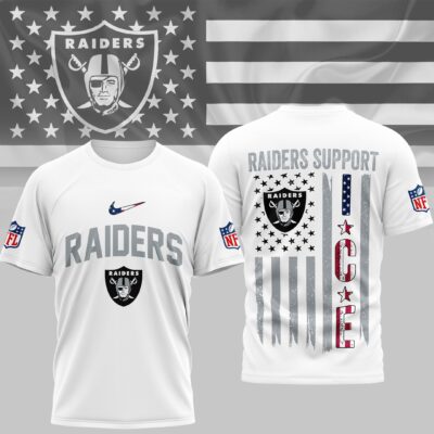 Las Vegas Raiders | Premium NFL Ice Support 3D Shirt