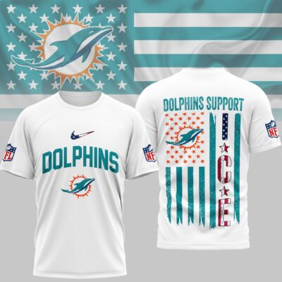 Miami Dolphins | Premium NFL Ice Support 3D Shirt