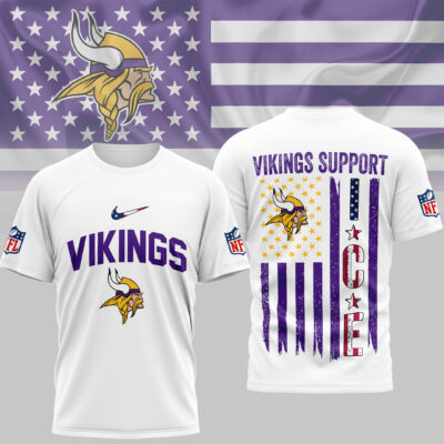 Minnesota Vikings | Premium NFL Ice Support 3D Shirt