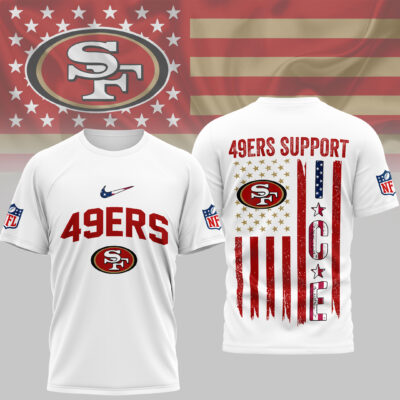 San Francisco 49ers | Premium NFL Ice Support 3D Shirt