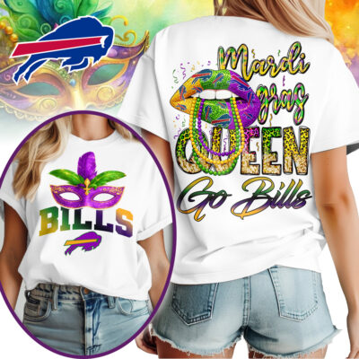 Buffalo Bills | Premium NFL Mardi Gras Queen Women Shirt