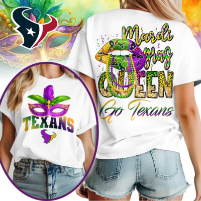 Houston Texans | Premium NFL Mardi Gras Queen Women Shirt