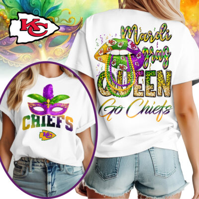 Kansas City Chiefs | Premium NFL Mardi Gras Queen Women Shirt